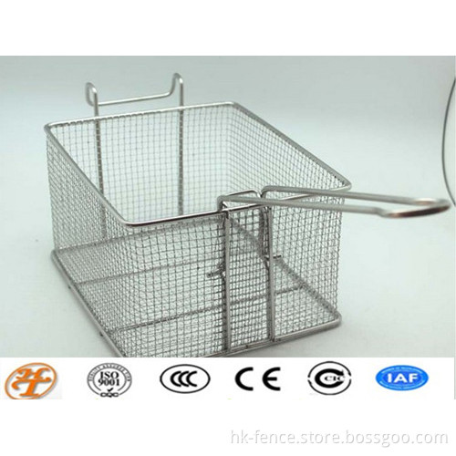 stainless steel reusable chip mesh basket